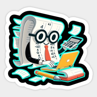 Funny Accountant Sticker